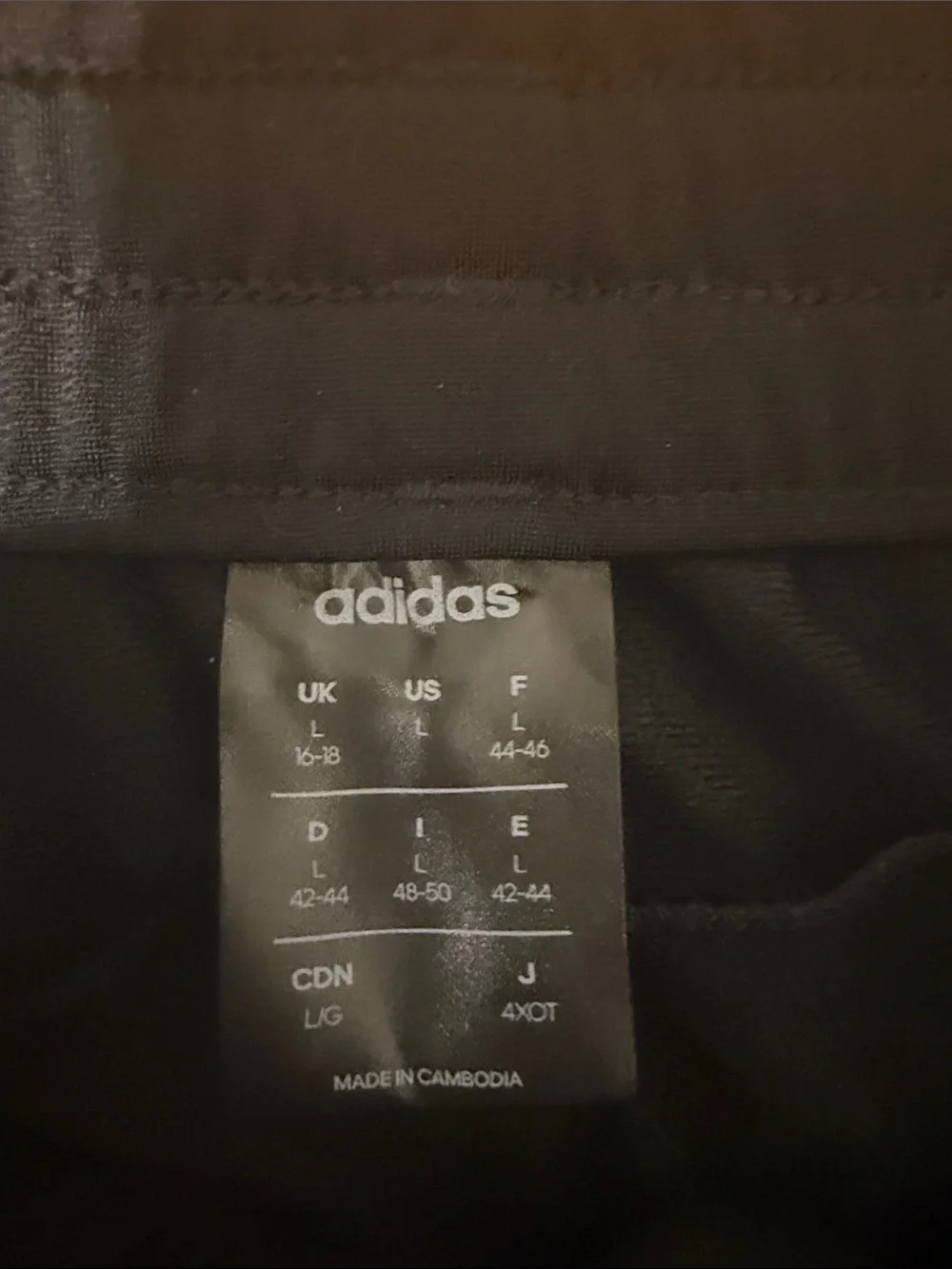 Adidas Mens Black Joggers with White Side Stripes